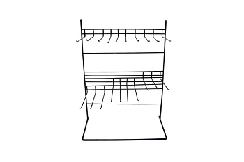 Стенд для отверток на 80 шт AIST 870-1 00-00007320