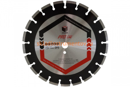 Диск алмазный отрезной по асфальту Pro Line (400х25.4 мм) Diam 030631