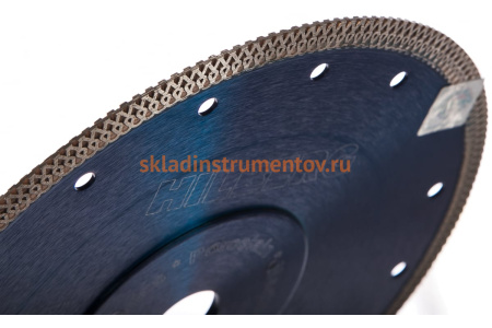 Диск алмазный отрезной Турбо Ультратонкий Х-тип (230х25.4/22.23 мм) Hilberg HM406