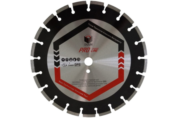 Диск алмазный отрезной по асфальту Pro Line (400х25.4 мм) Diam 030631