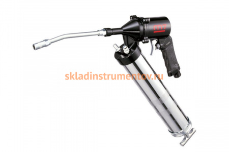 Алюминиевый пневматический шприц солидолонагнетатель (400 куб. см) MIGHTY SEVEN SG-401