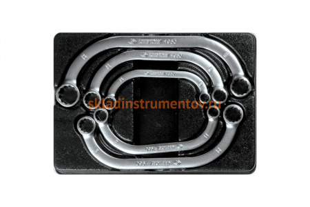 Ложемент для набора накидных стартерных ключей 9-1905MR, PVC KING TONY 84712020B