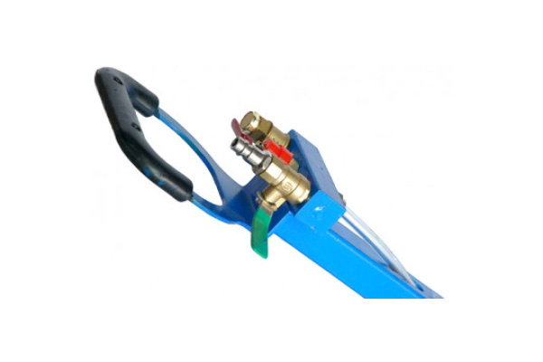 Пневматический 2-секционный домкрат с ручкой AE&T 2т T08102A