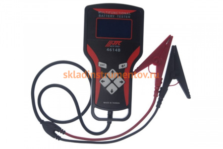 Цифровой многофункциональный тестер для АКБ 12/24V JTC 4614B