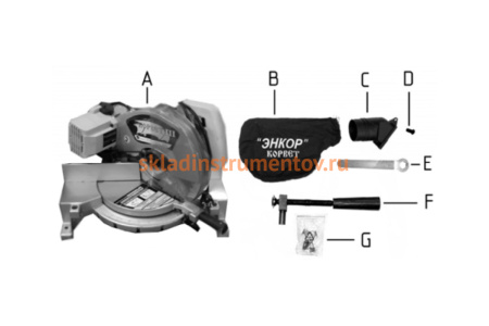 Торцовочная пила Энкор Корвет-3 90030