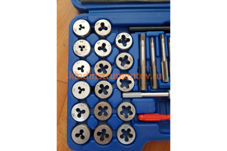 Набор метчиков и плашек 40шт КОБАЛЬТ 010301-40