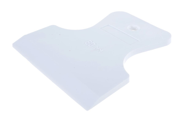 Набор резиновых шпателей 40/60/80мм, белые КУРС 06853