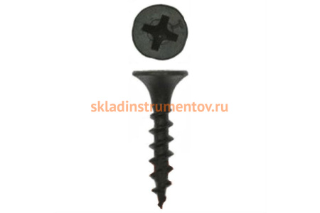 Саморезы универсальные оксидированные по дереву 12500 шт. (3,5х20 мм; PH2; ТФ0) ЗУБР 4-300030-35-020