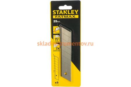 Лезвия FatMax® (25 мм; 5 шт.) для ножа Stanley 0-11-725