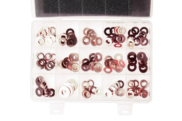 Набор медных шайб под форсунки, 150шт JTC 4061