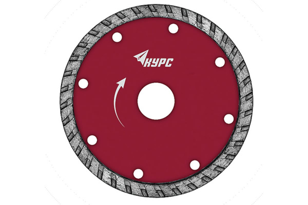 Диск алмазный отрезной Турбо (150х22.2 мм) КУРС 37268