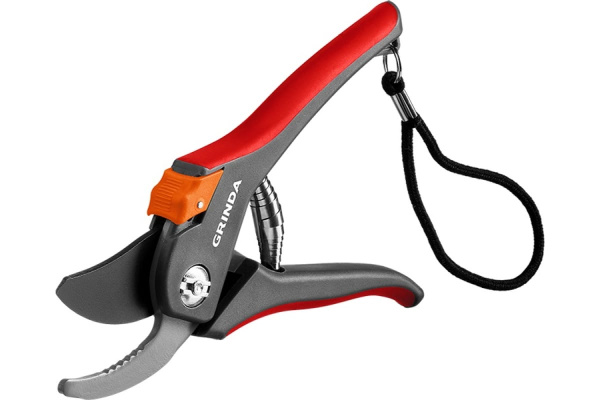 Плоскостной секатор с двухкомпонентными рукоятками Grinda G-26 205 мм 8-423102_z02