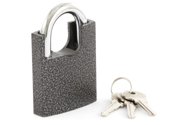 Навесной замок СИБРТЕХ защищенная дужка 60 мм 91638