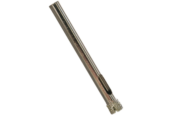 Сверло алмазное по керамической плитке и стеклу (6 мм, цилиндрический хвостовик) SPARTA 728065
