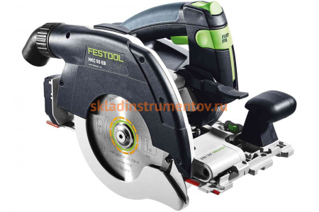 Аккумуляторная дисковая пила FESTOOL HKC 55 Li EBI-Plus-SCA 575675