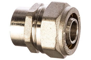 Соединитель (20х2 мм; 1/2"; цанга-гайка) для трубопровода Зубр 51402-20-1/2