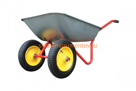 Двухколесная садовая тачка КУРС 65л 77615