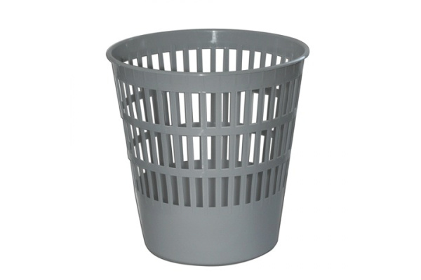 Корзина для бумаг BRAUBERG MAXI большая, 16 литров, сетчатая, серая 231166 Корзина для бумаг BRAUBERG MAXI большая, 16 литров, сетчатая, серая 231166