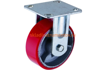 Колесо большегрузное полиуретановое неповоротное 125 мм MFK-TORG FCP54 1041125