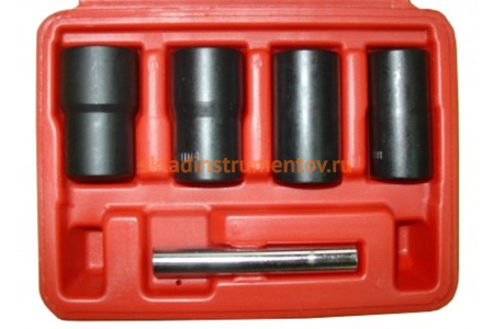Набор головок 17-22 мм, 5 предметов для поврежденных гаек СТАНКОИМПОРТ KA-2393A