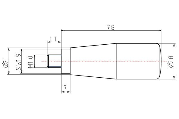 Вращающаяся рукоятка KIPP K0170.310011