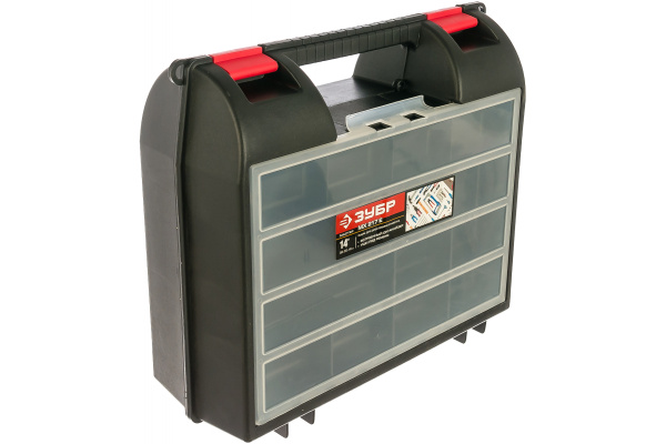 Ящик "МАСТЕР" пластмассовый для инструмента (36х32.3х14.5 см; 14") Зубр 38035-14