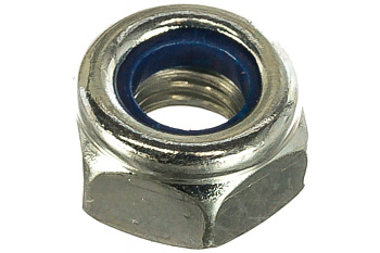 Гайка с нейлоновым кольцом ЗУБР DIN 985, M10, 5 кг, (примерно 495 шт.) кл. пр. 6, оцинкованная, 303580-10