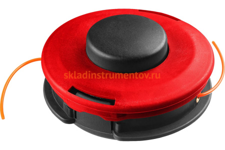 Катушка полуавтоматическая с леской "круг" (М10х1.25, левая; 2.5мм) для триммеров ЗКРБ, ЗКРЭ-1200 Зубр 70112-2.5