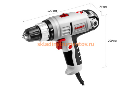 Сетевая дрель-шуруповерт ЗУБР МАСТЕР ЗСШ-300-2 К