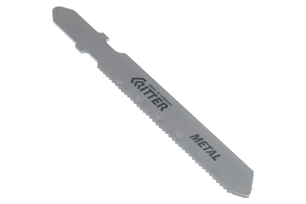 Пилки по стали Т118A (2 шт; 75х50 мм; шаг 1.2 мм; 21TPi; HSS) для лобзиков RITTER 3111-2