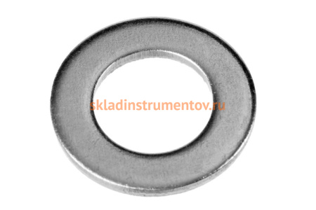 Шайба ЗУБР DIN 125A, 10 мм, 16 штук, оцинкованная, 303806-10