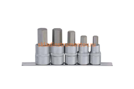 Набор головок-бит 1/2", 6 гранные 5 шт. FORCE 4056