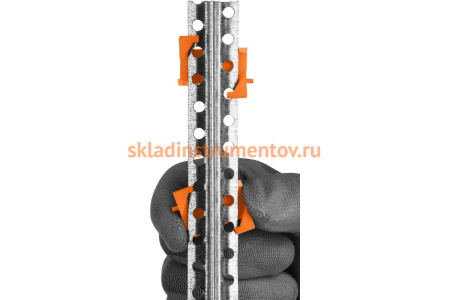 Система крепления штукатурных маяков ЗУБР Винт-50 50 шт 30955-50