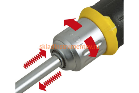 Реверсивная отвертка с битами Stanley FATMAX FMHT0-62691