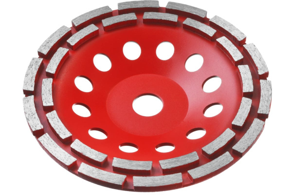 Чашка алмазная двухрядная (180х22.2 мм) ЗУБР Мастер 33376-180