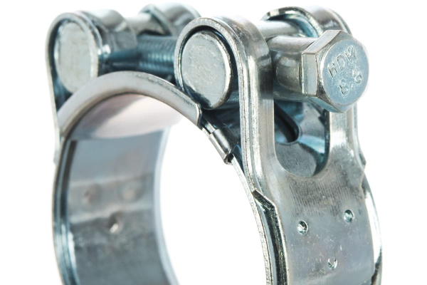 Металлические хомуты СИБРТЕХ, силовые, 44-47мм, ширина 22мм, шарнирный, W1, 2шт 47537