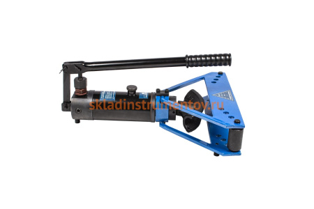 Гидравлический горизонтальный трубогиб STELS 6т,  башмаки 1/2 –1, в металлическом кейсе 18146