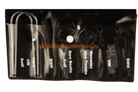 Набор для демонтажа авторадиоаппаратуры 10шт FORCE 910C1