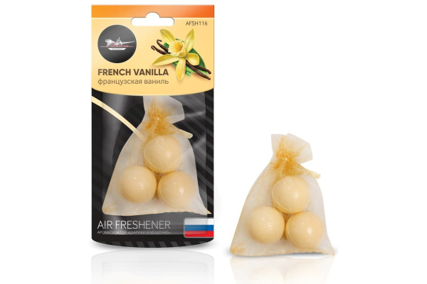 Ароматизатор Airline Шарики в мешочке, французская ваниль AFSH116