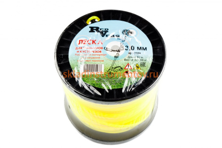 Леска для триммера 3,0 мм, 60 м, круглая REDVERG 6615948