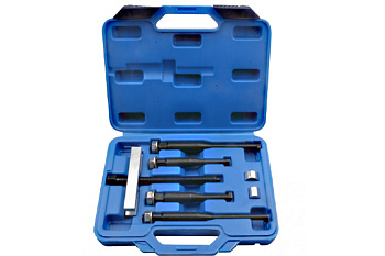 Двухзахватный съемник рулевого колеса ROCKFORCE 8 предметов, длина лап-90, 140мм RF-66629A