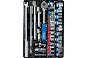 Ложемент для набора торцевых головок 9-4333MR03, PVC KING TONY 84711020B