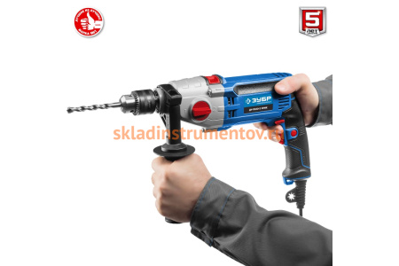 Ударная дрель Зубр ПРОФЕССИОНАЛ ДУ-П850-2 ЭРМК