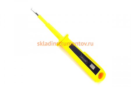 Пробник напряжения 80-250В /~/, жёлтый корпус, жало отвертка FORCE 88403