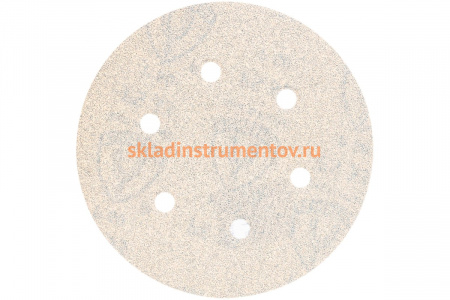 Круг шлифовальный на липучке для обработки красок, лаков и шпаклевок (150 мм; Р60; 6 отверстий) KLINGSPOR 147124