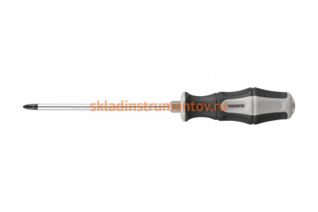 Крестовая ударная отвертка THORVIK SDPG210 PHILLIPS PH2x100 мм 52169