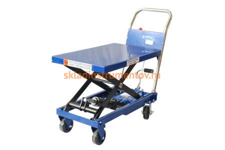 Гидравлическая платформенная тележка AE&T TJ-30 (300 кг)