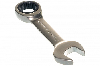 Комбинированный трещоточный короткий ключ 17 мм ДТ 100/5 Дело Техники 515617