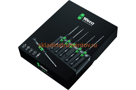 Набор отверток для электроники 2035/6 A SATZ 6 TLG. WERA Micro WE-118150