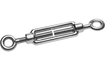 Талреп Зубр DIN 1480, кольцо-кольцо, оцинкованный, кованая натяжная муфта, М6, ТФ5, 15 шт. 4-304375-06 Талреп Зубр DIN 1480, кольцо-кольцо, оцинкованный, кованая натяжная муфта, М6, ТФ5, 15 шт. 4-304375-06